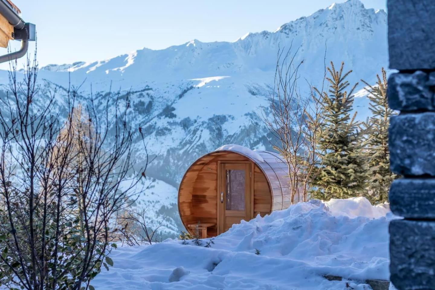 Chalet Bela Vya 0 - Ski Et Spa Villa Bourg-Saint-Maurice Exteriör bild