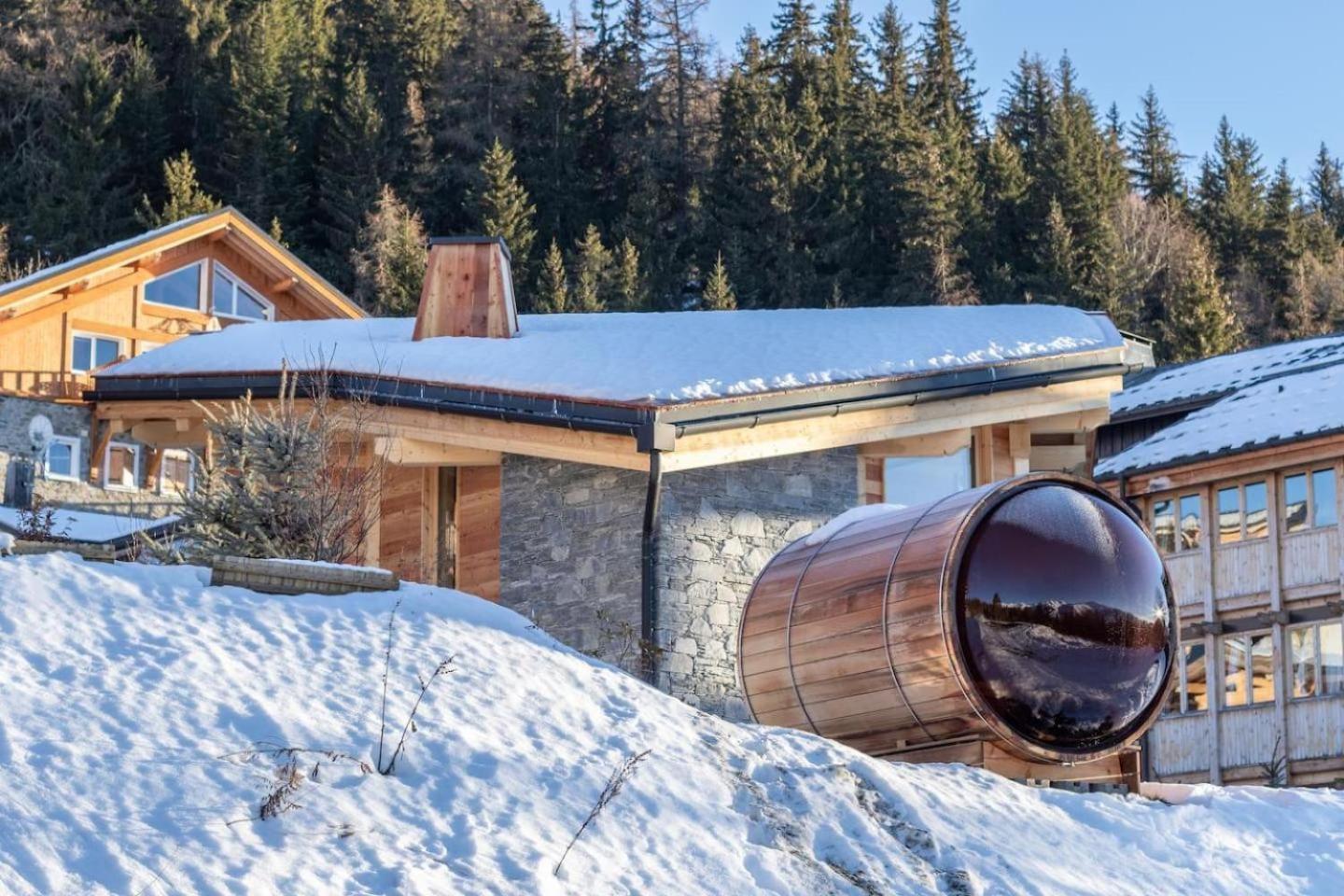 Chalet Bela Vya 0 - Ski Et Spa Villa Bourg-Saint-Maurice Exteriör bild