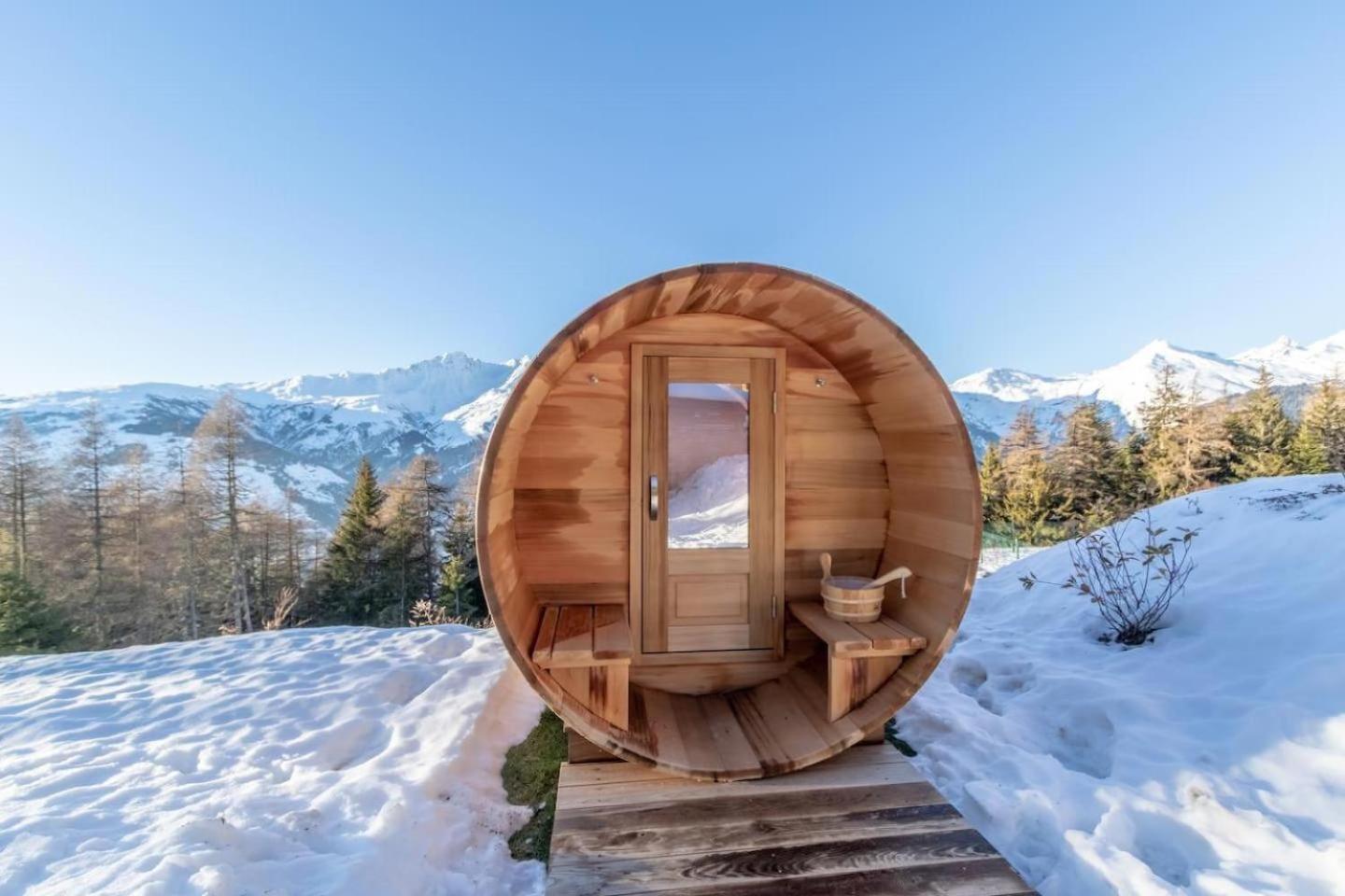 Chalet Bela Vya 0 - Ski Et Spa Villa Bourg-Saint-Maurice Exteriör bild